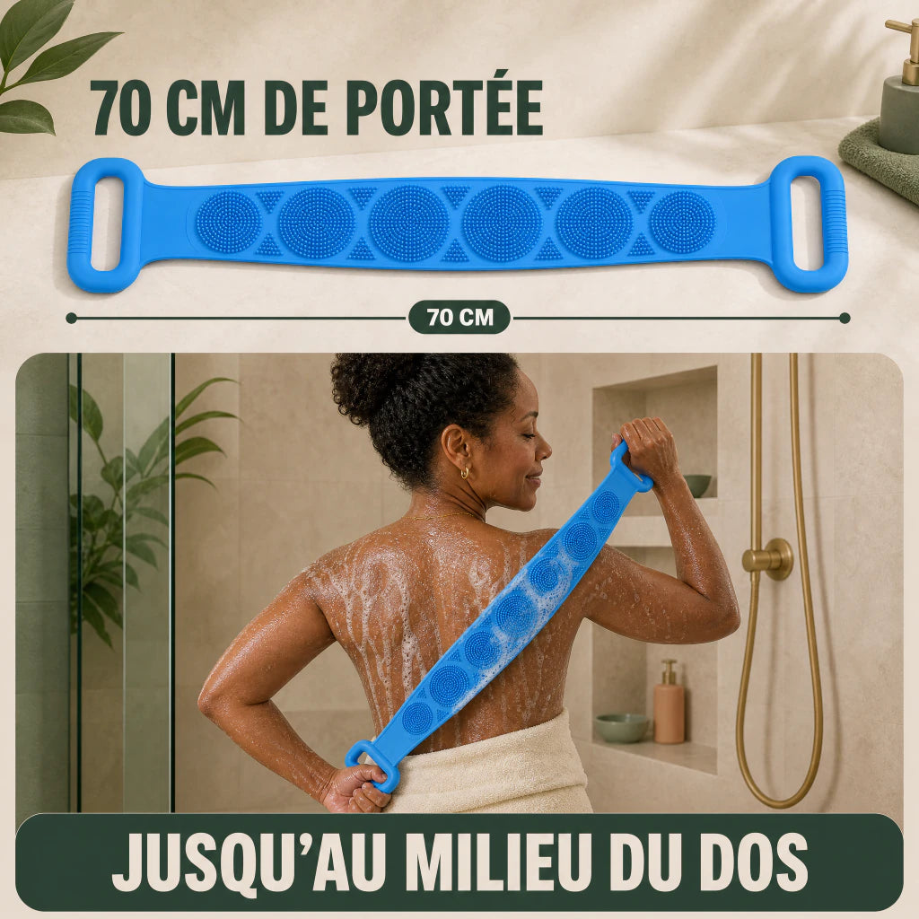 Sangle de douche FlexiDos 70 cm pour atteindre le milieu du dos