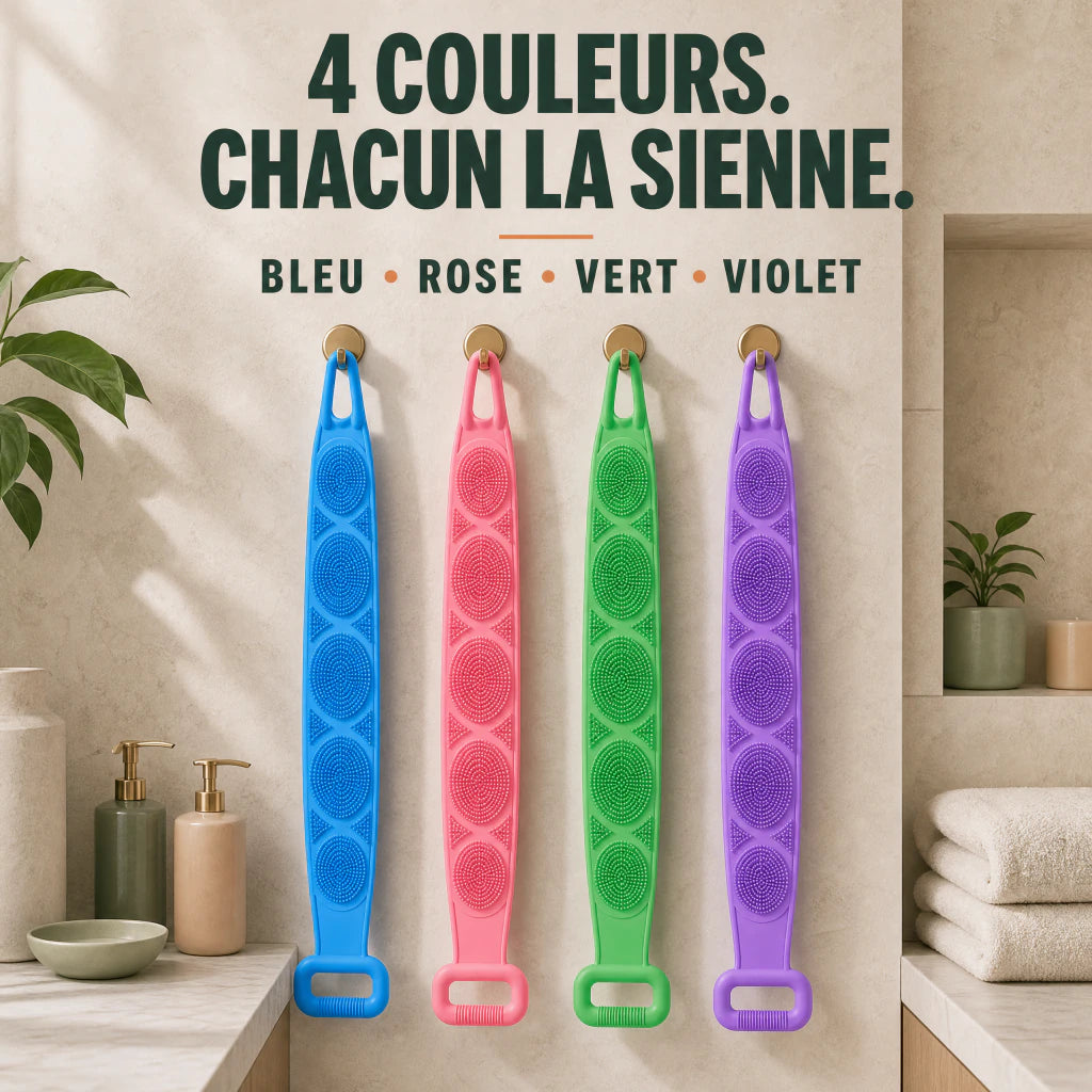 FlexiDos disponible en bleu rose vert et violet