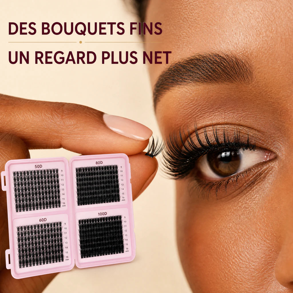 Bouquets de cils à bande fine Mistglide Lash Atelier