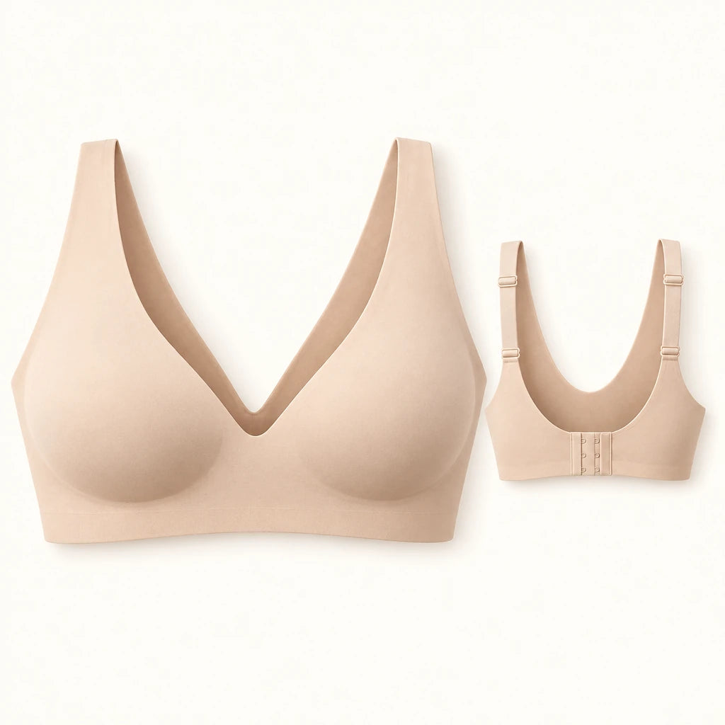 DouceFit beige vu de face et de dos