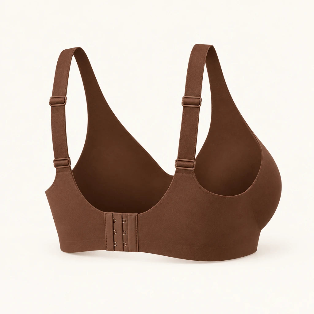Dos en U et fermeture ajustable DouceFit chocolat