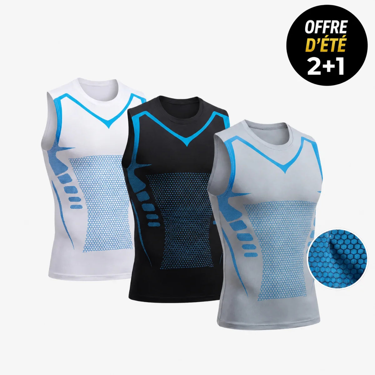 Offre 2+1 Mistglide SculptFit avec trois coloris