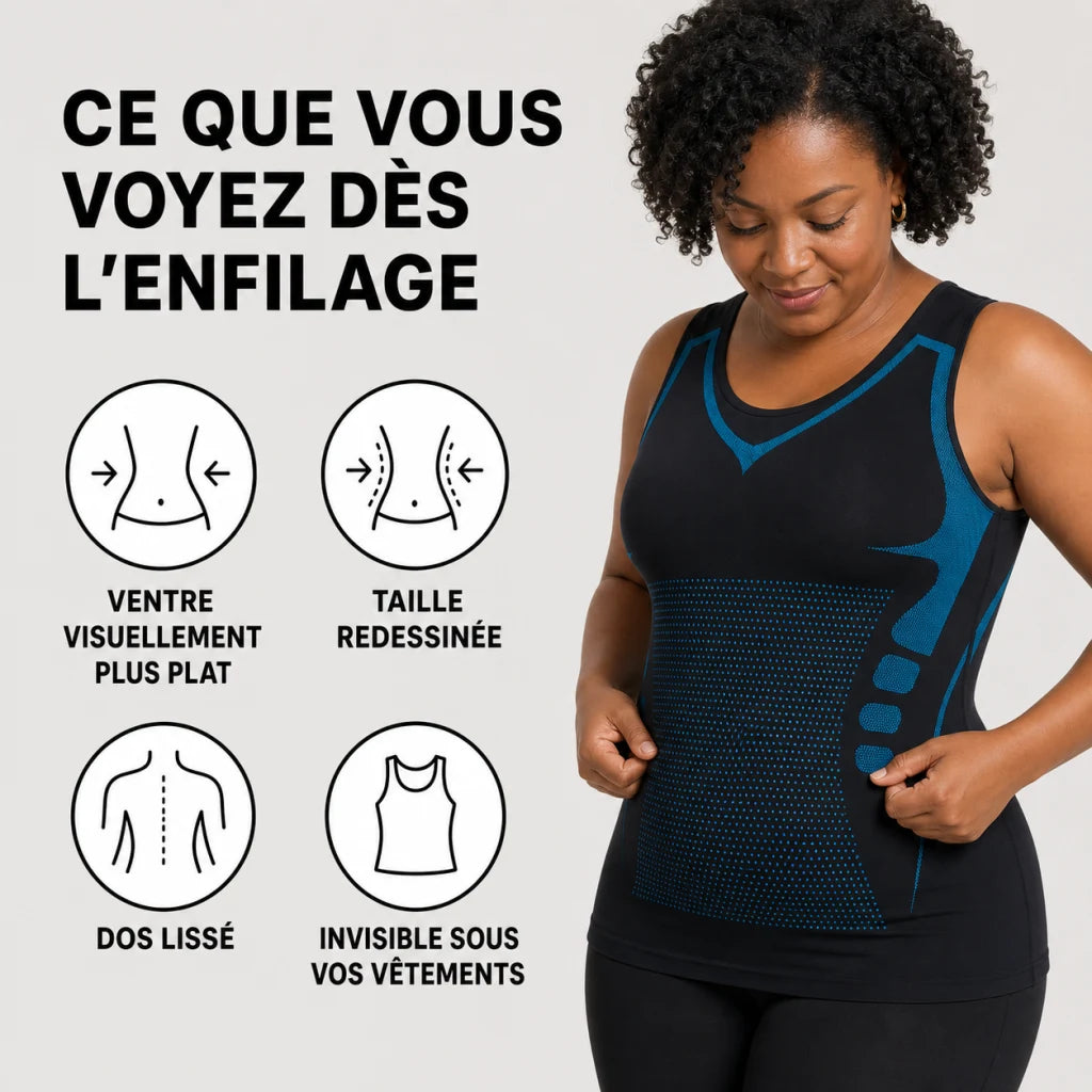 Bénéfices du débardeur gainant Mistglide SculptFit Femme