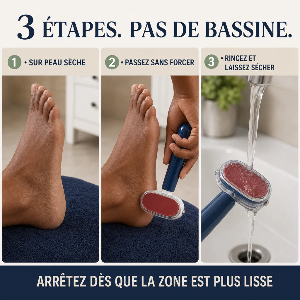 Utilisation du Mistglide One-Pass en trois étapes sur peau sèche