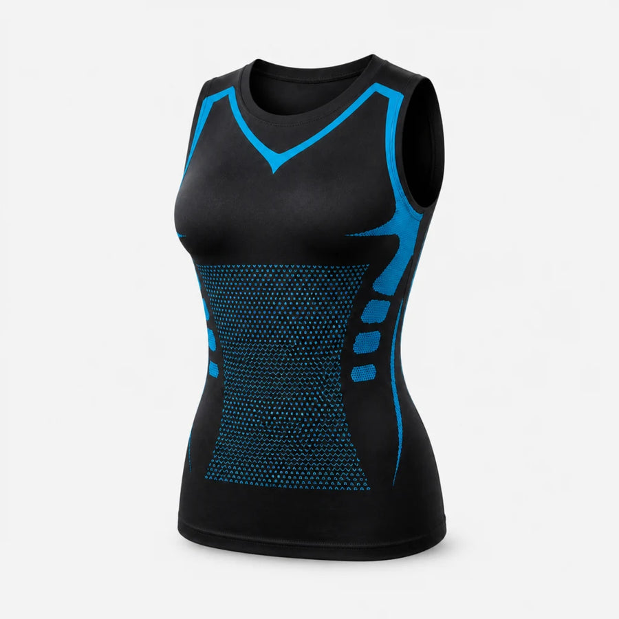 Débardeur gainant Mistglide SculptFit Femme noir