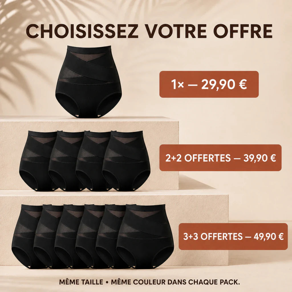Offres SilhouetteX une quatre ou six culottes Mistglide