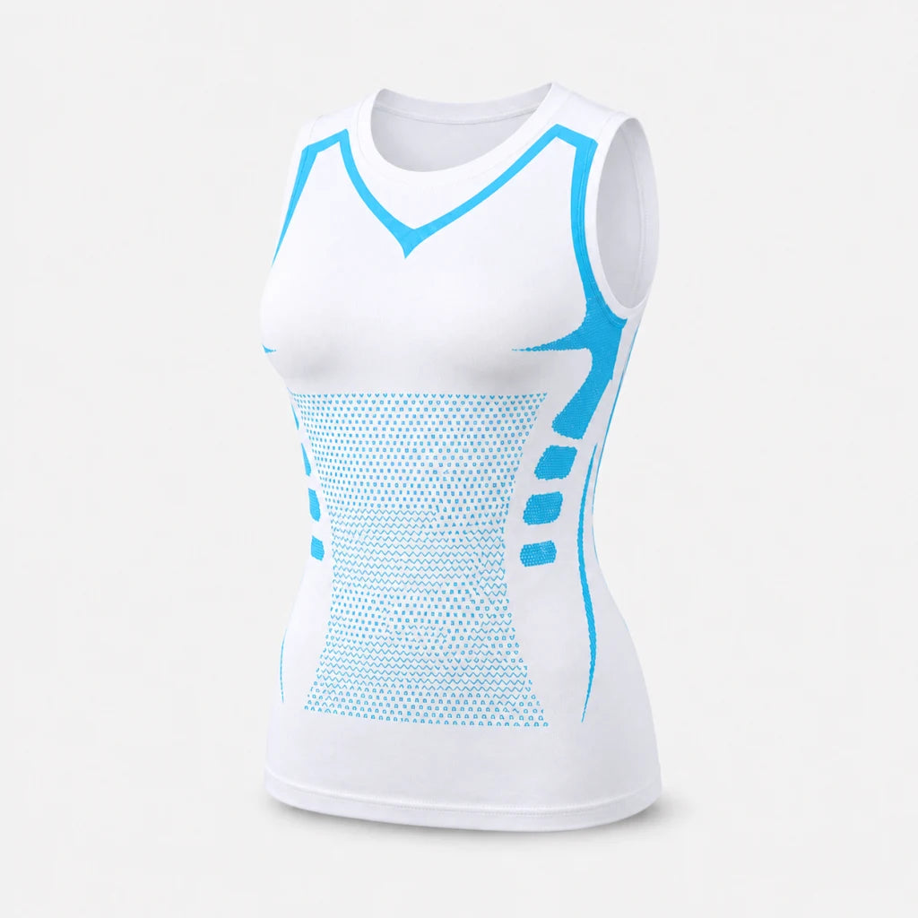 Débardeur gainant SculptFit Femme blanc
