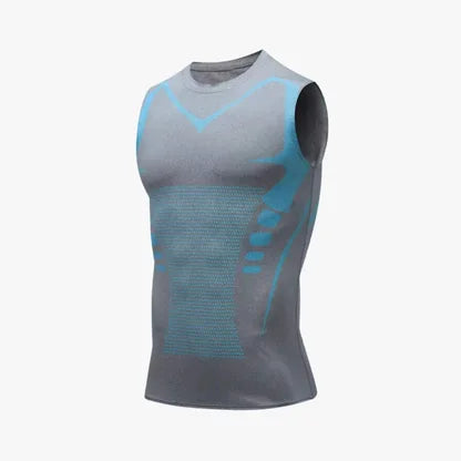 Camiseta moldeadora Mistglide SculptFit gris