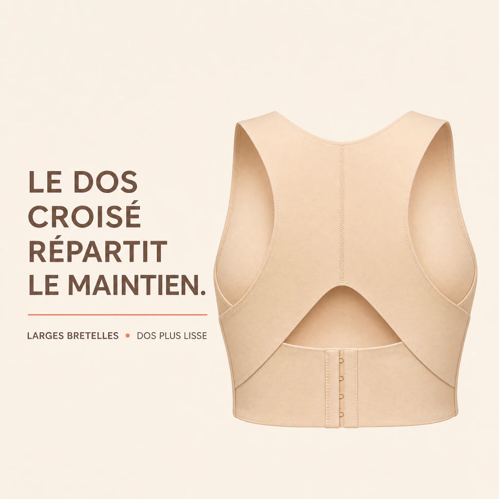 AlignBra nude vu de dos avec attache réglable
