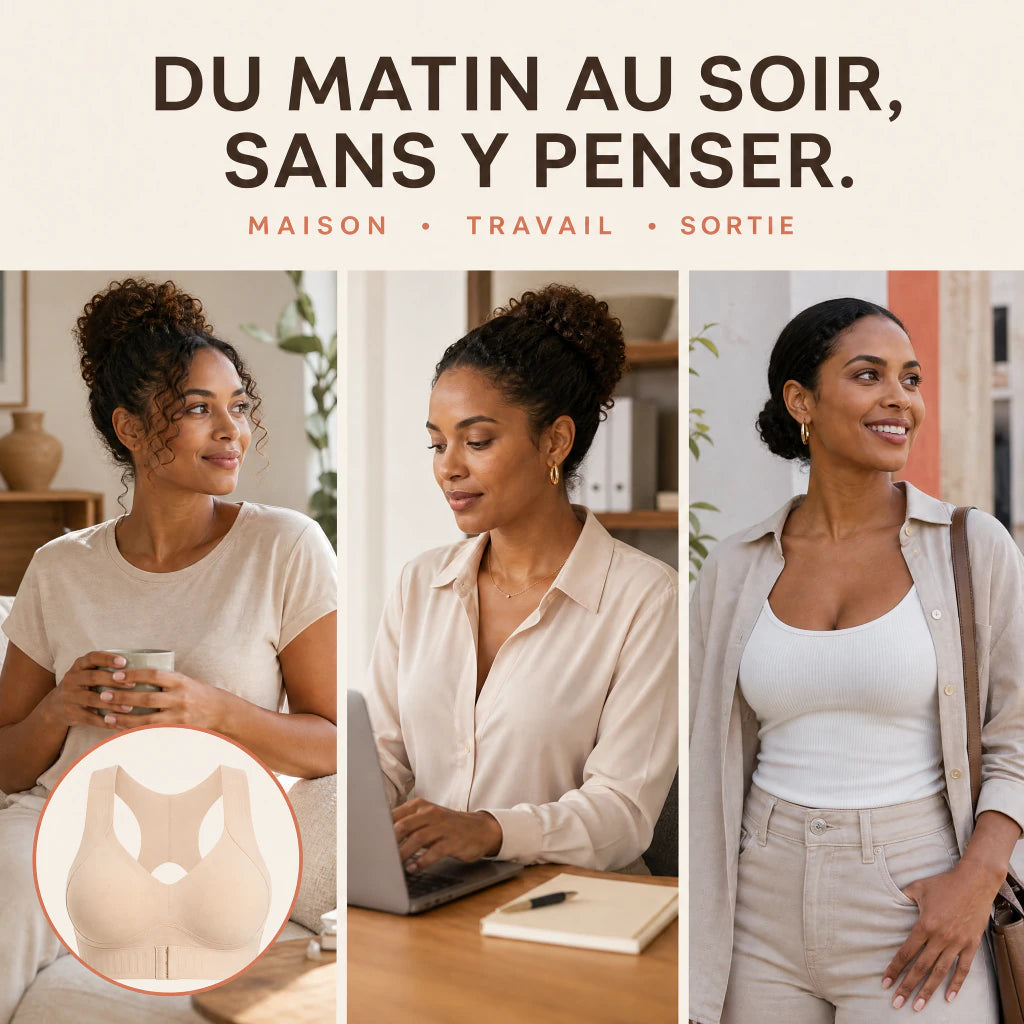 AlignBra porté au quotidien par des femmes aux peaux mates et foncées