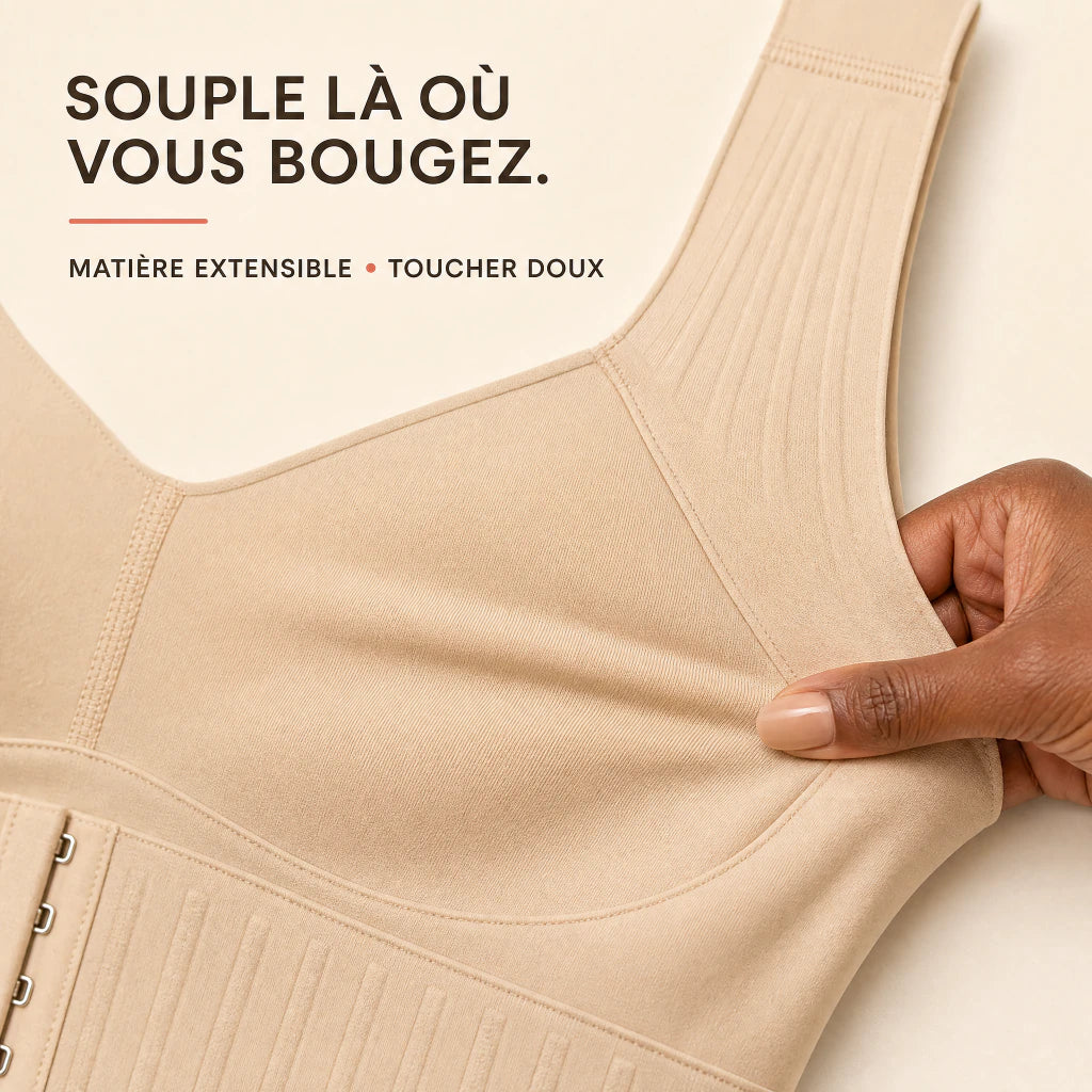Matière extensible et douce AlignBra