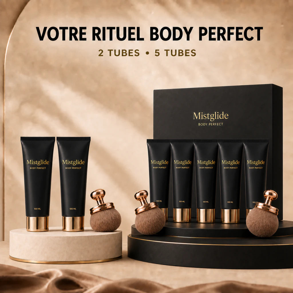 Offres Mistglide Body Perfect 2 et 5 tubes avec pinceaux offerts
