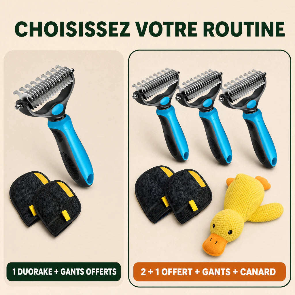 Offres un DuoRake ou pack deux plus un avec cadeaux