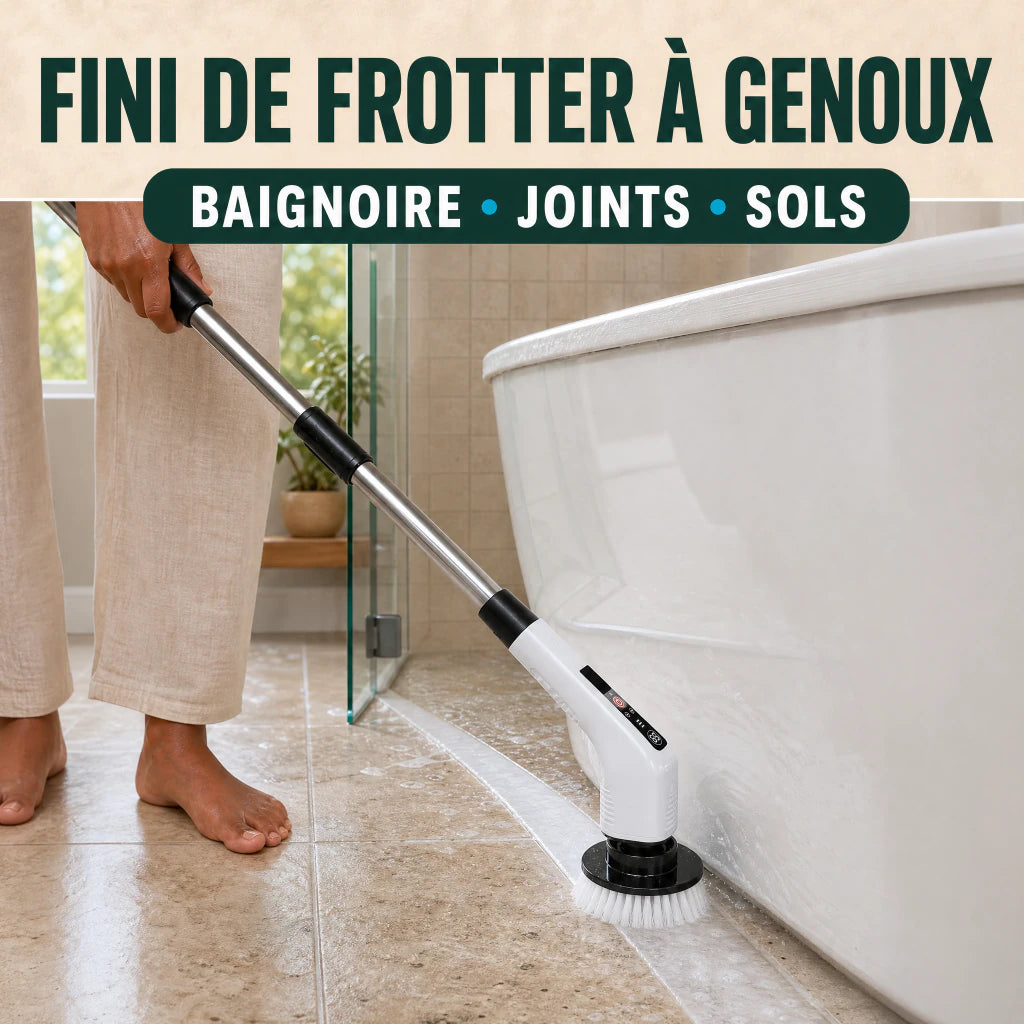 Nettoyer baignoire joints et sols sans se mettre à genoux