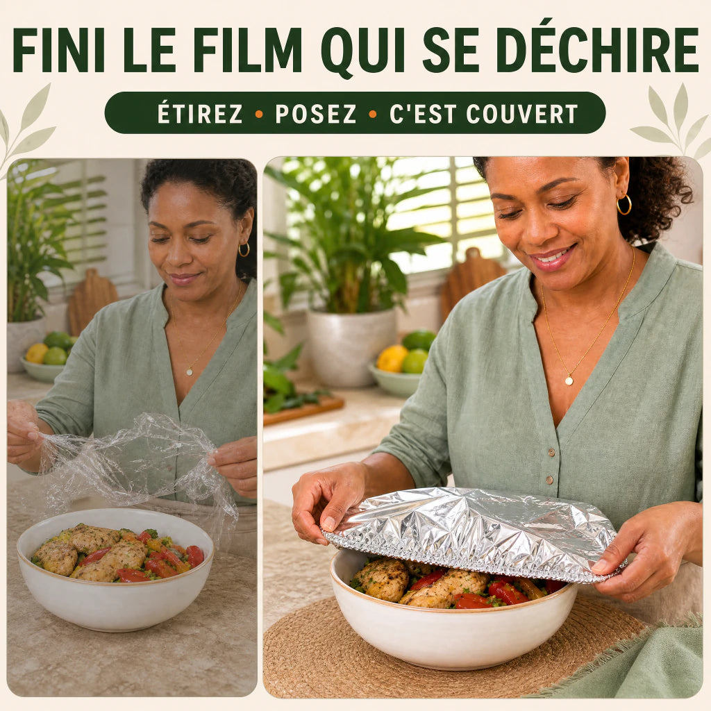 FreshCover remplace le film étirable difficile à poser