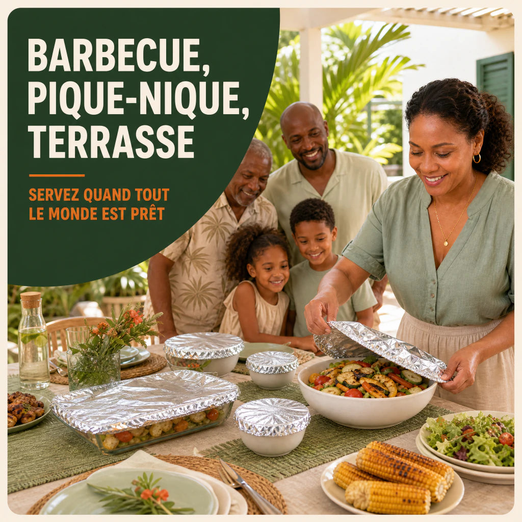 Repas en terrasse et pique-nique avec les couvre-plats FreshCover