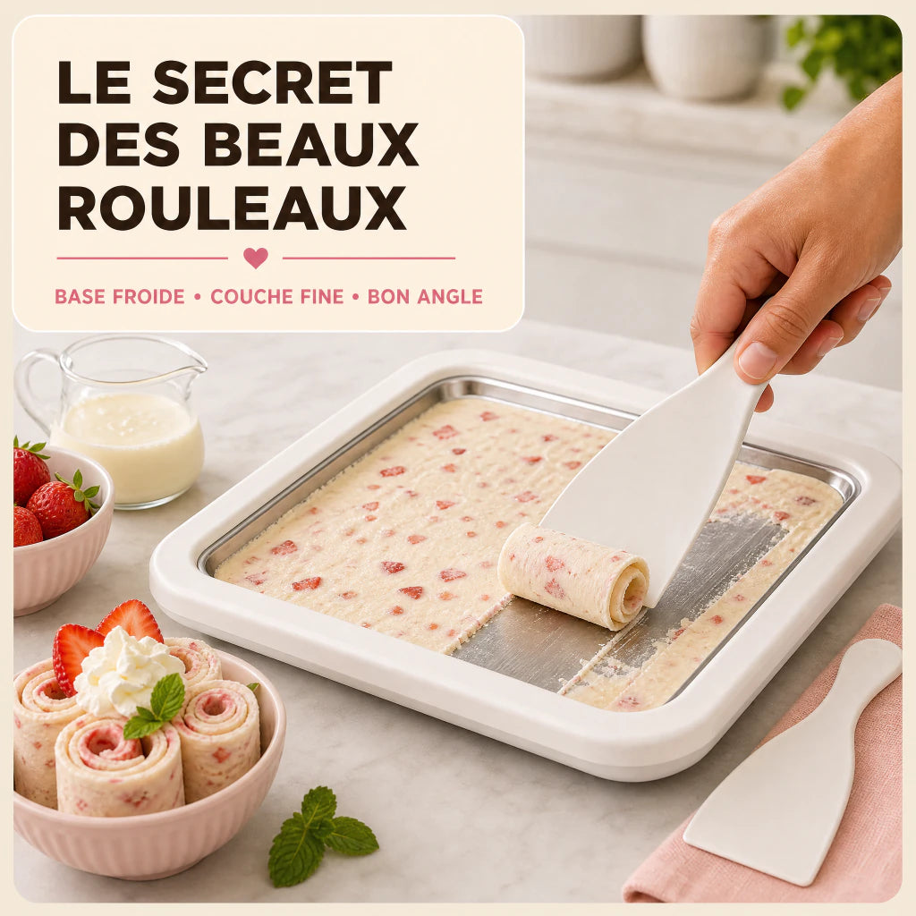 Technique pour former de beaux rouleaux IceRoll
