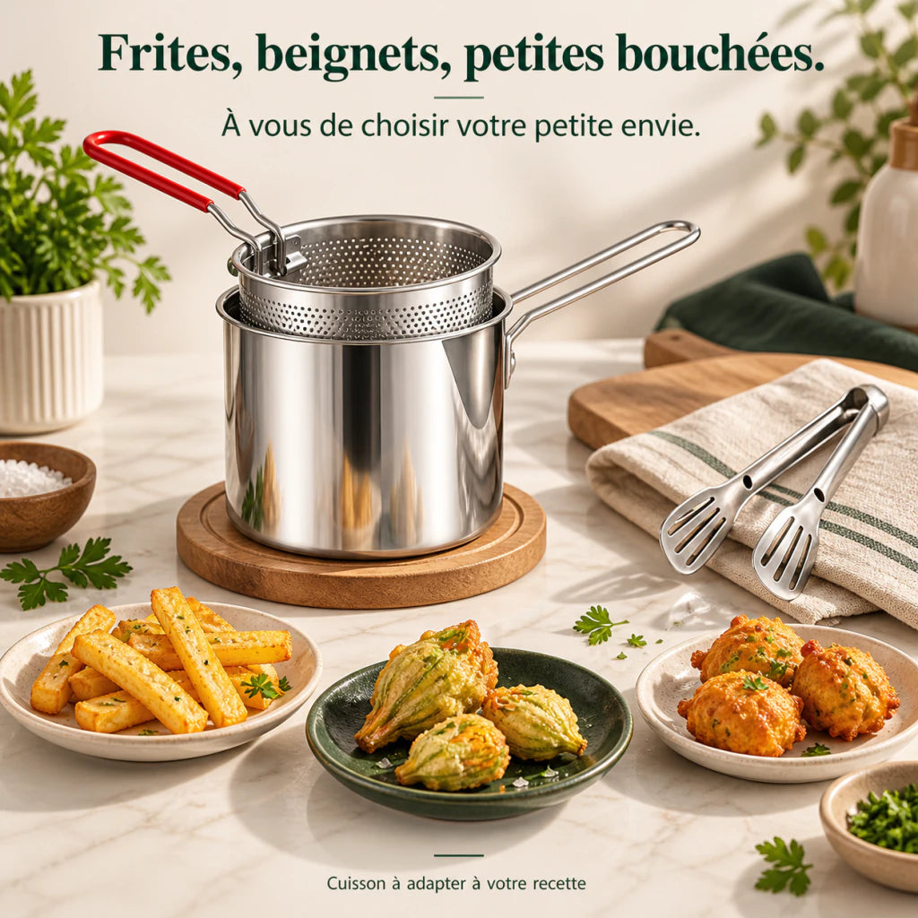 Idées de petites fritures : frites, beignets et bouchées
