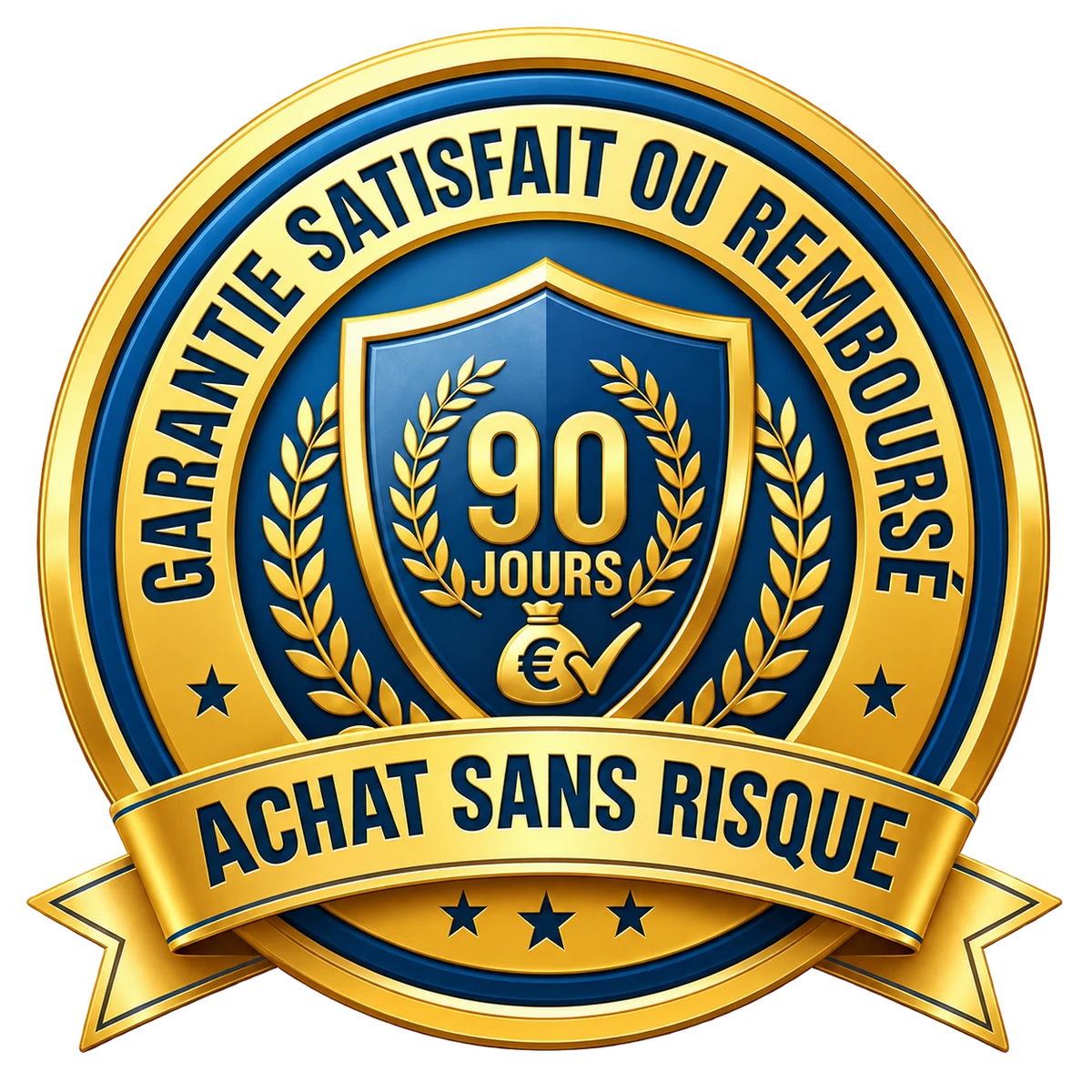 Garantie satisfait ou remboursé 90 jours