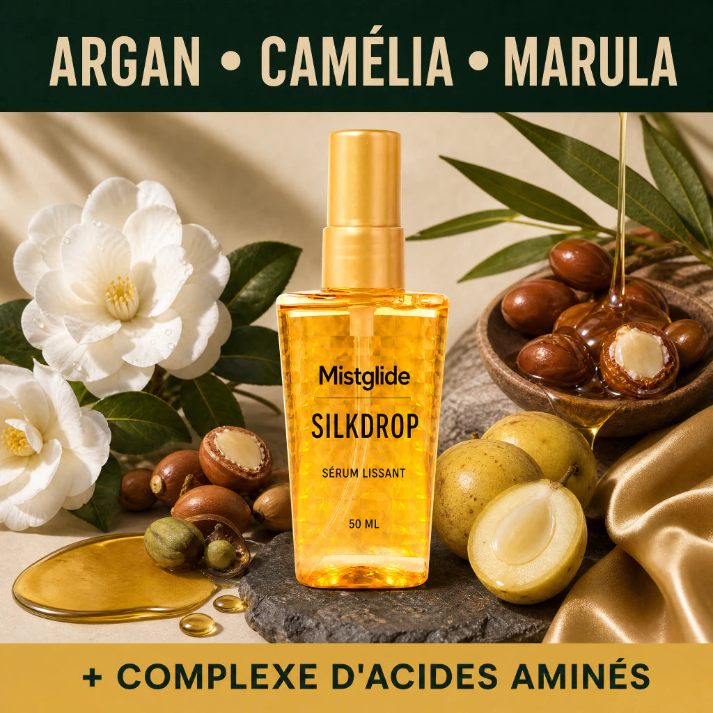 Sérum capillaire aux huiles d'argan de camélia et de marula