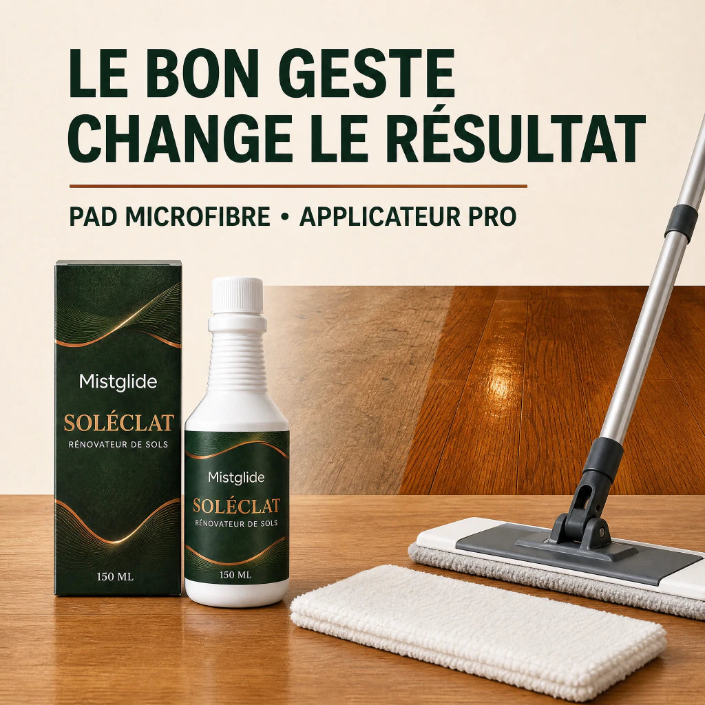 Pad microfibre et applicateur professionnel SolÉclat