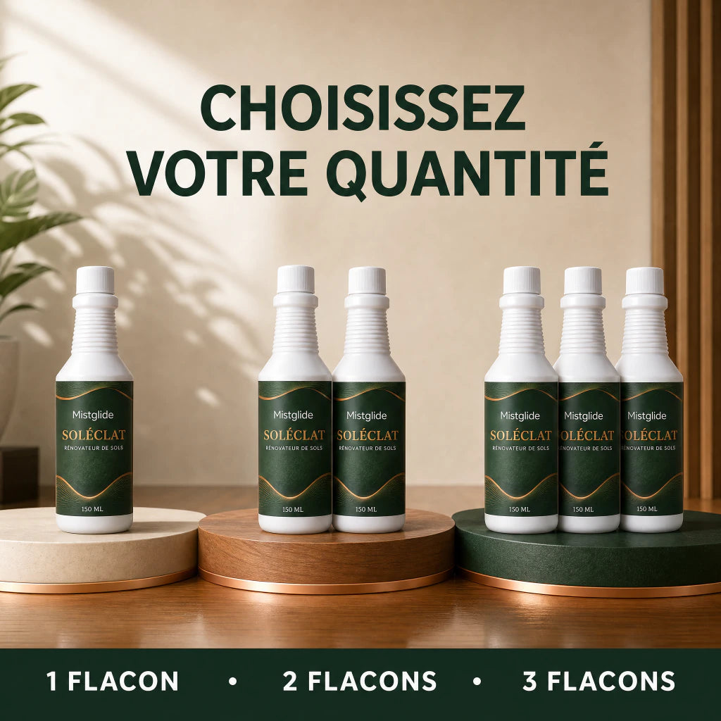 Offres un deux et trois flacons Mistglide SolÉclat