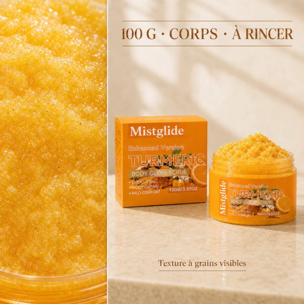 Texture à grains et pot de gommage corporel de 100 g