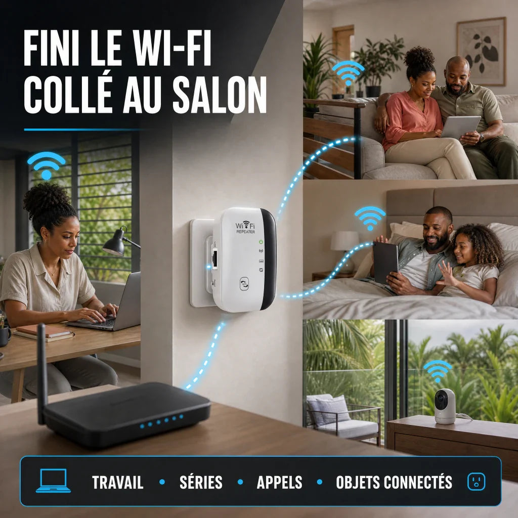 Bureau, streaming, appels vidéo et appareils connectés