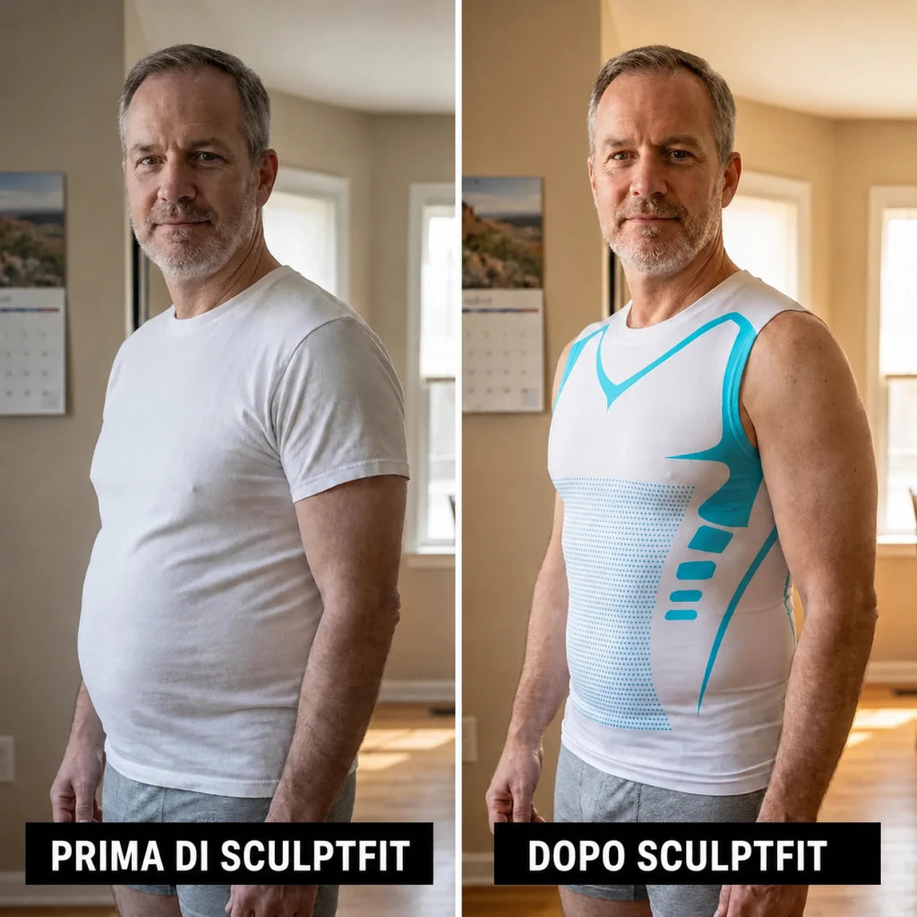 Cliente prima e dopo aver indossato Mistglide SculptFit