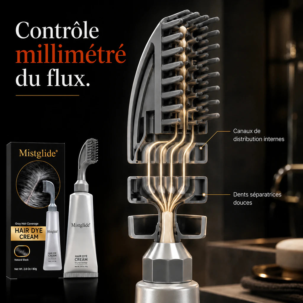 Mistglide ColorComb | Crème colorante avec peigne applicateur