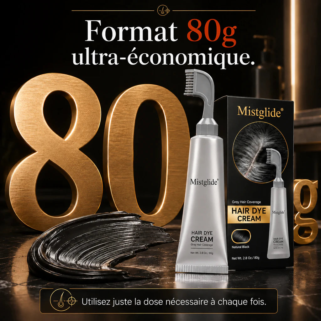 Mistglide ColorComb | Crème colorante avec peigne applicateur