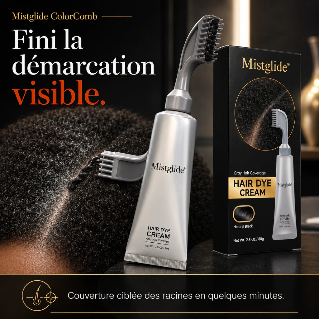Mistglide ColorComb | Crème colorante avec peigne applicateur