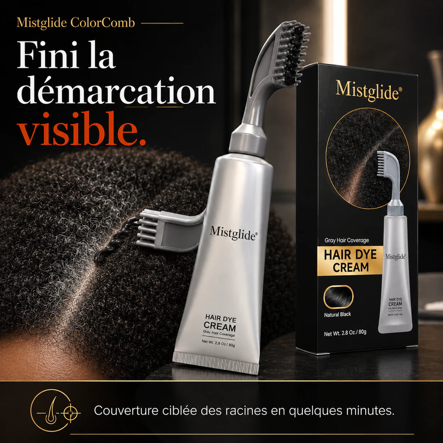 Crème colorante Mistglide ColorComb avec peigne applicateur