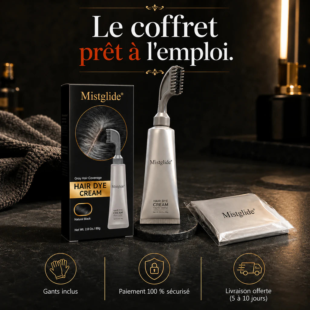 Mistglide ColorComb | Crème colorante avec peigne applicateur