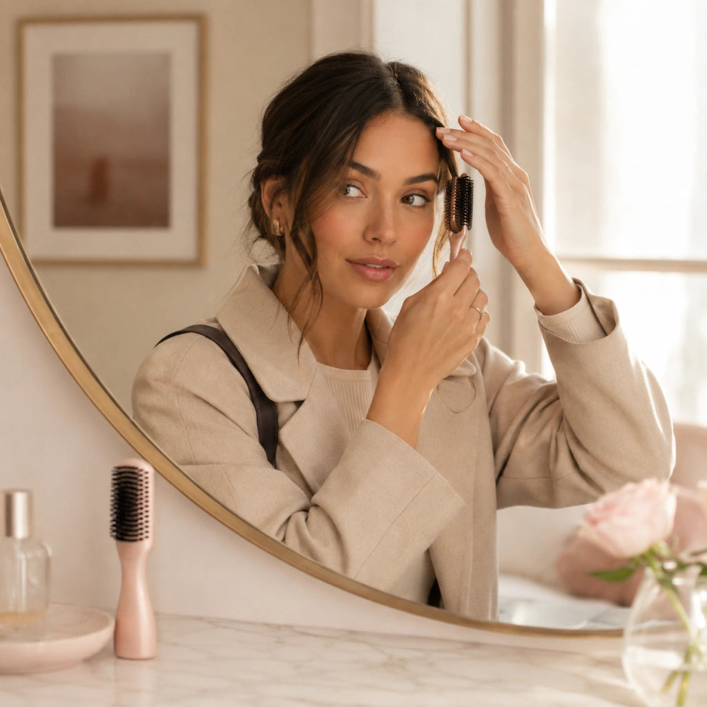 Quick morning touch-up with Mistglide Brush