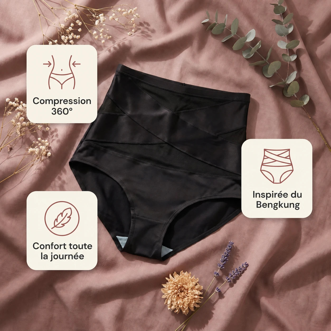 SilhouetteX avec ses bénéfices de compression circulaire 360 degrés